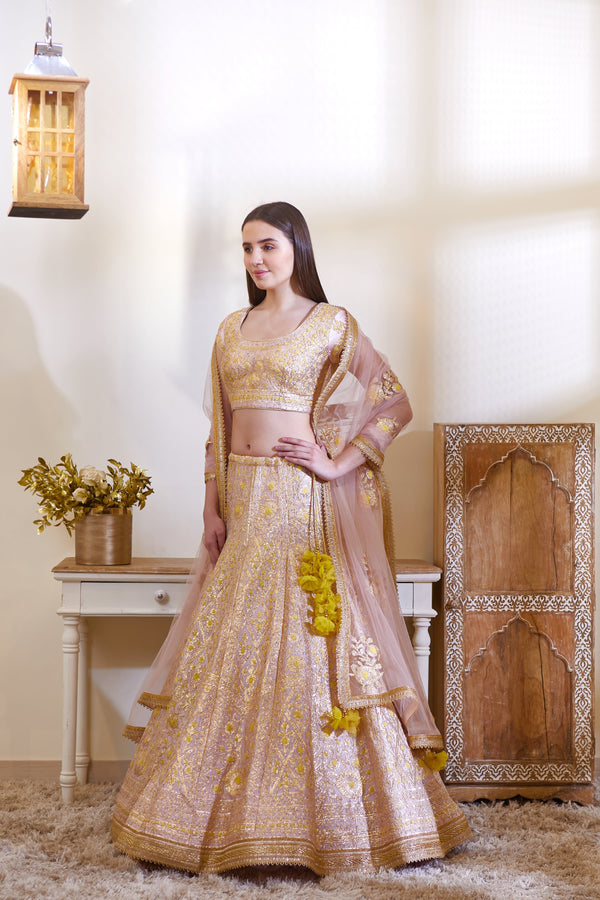 Blush Pink Lehenga Set.