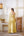 Mustard Kurta & Skirt Set.