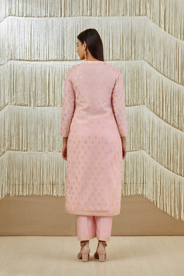 Powder Pink Kurta Set