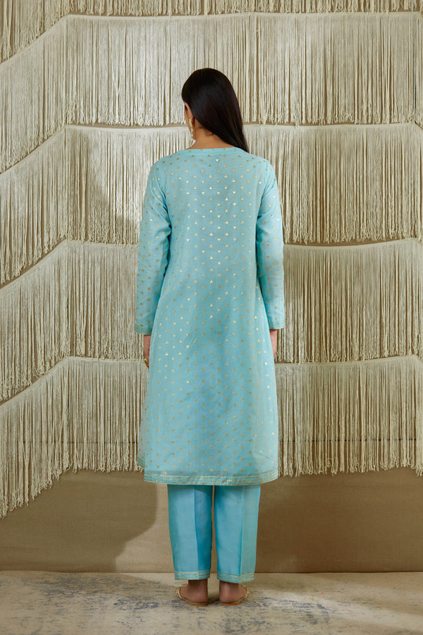 Powder Blue Kurta Set