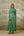 Green Anarkali set.