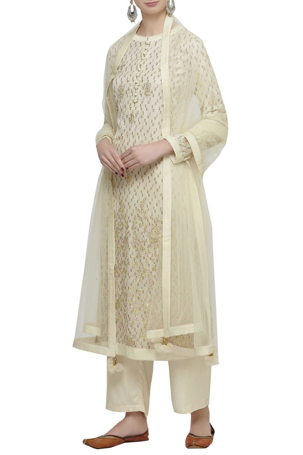 Ivory Kurta Set