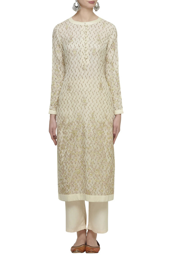 Ivory Kurta Set