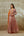 Pink Rust Anarkali set.