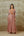 Pink Rust Anarkali set.
