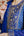 Royal Blue Anarkali Set.