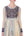 Ivory Blue Anarkali Set.