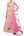 Carnation pink embroidered lehenga set