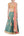 Mustard, green & peachy pink embroidered lehenga set