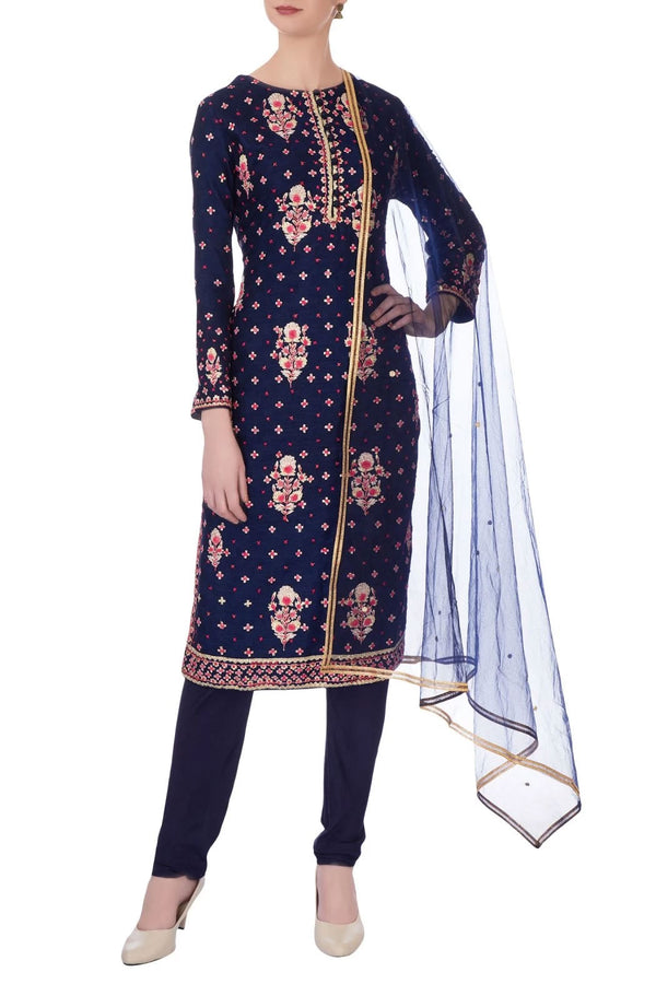 Navy blue  kurta set