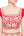 Red silk satin gota work lehenga set