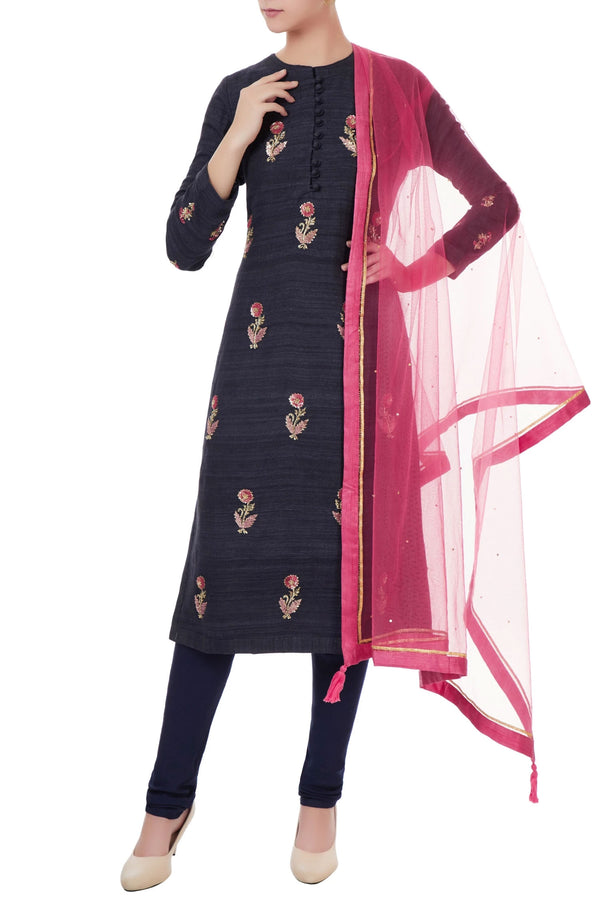 Black kurta set