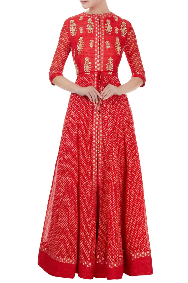 Pink  anarkali set