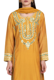 Mango Yellow Kurta Set.