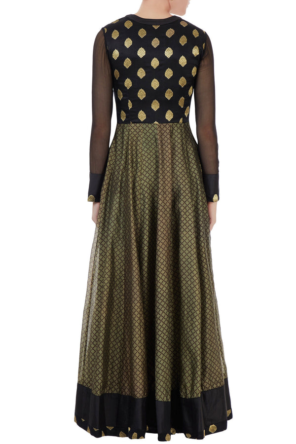 Black  anarkali set