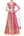 Threadwork embroidered lehenga set with dupatta